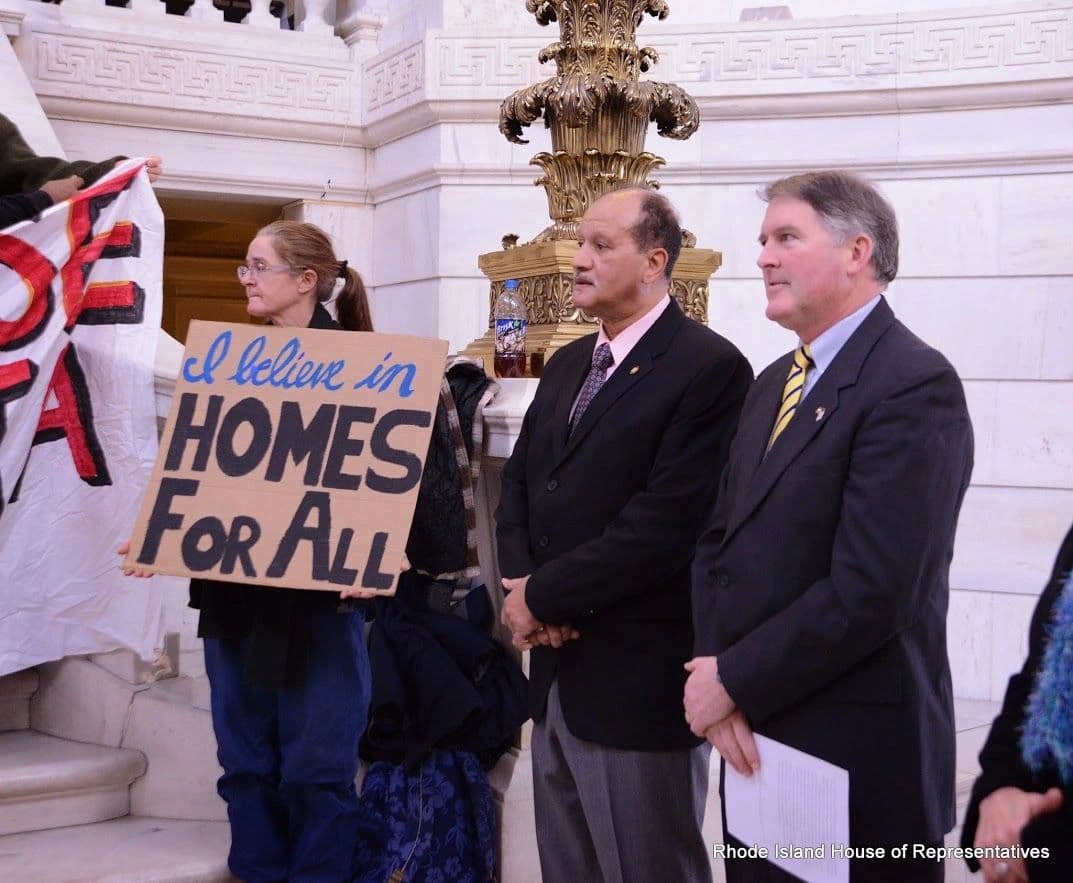 The Rhode Island State House rotunda